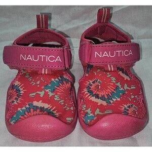 Nautica Kettle Gulf Little Kids 5 Protective Water Shoe PINK Closed Toe Sandal